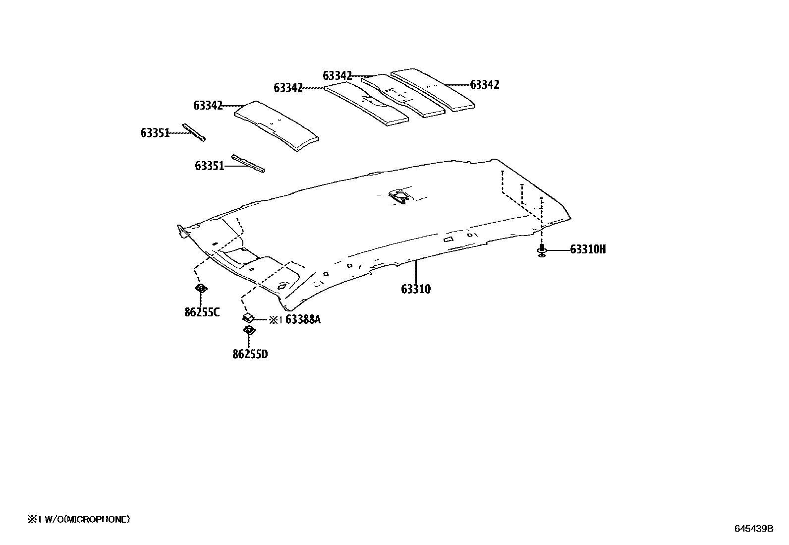 6402 — ROOF HEADLINING & SILENCER PAD