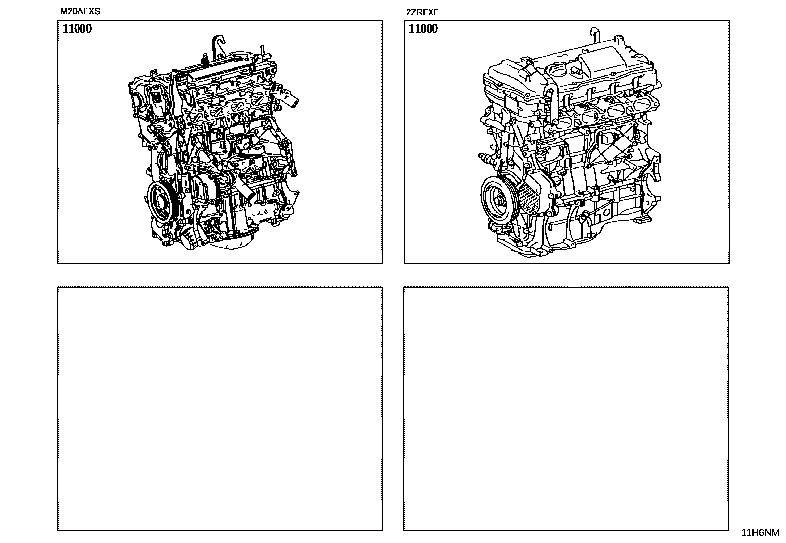 1101 — PARTIAL ENGINE ASSEMBLY