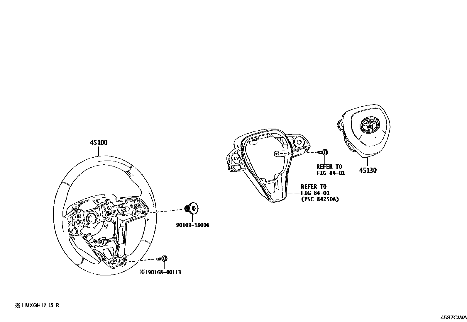 4504 — STEERING WHEEL