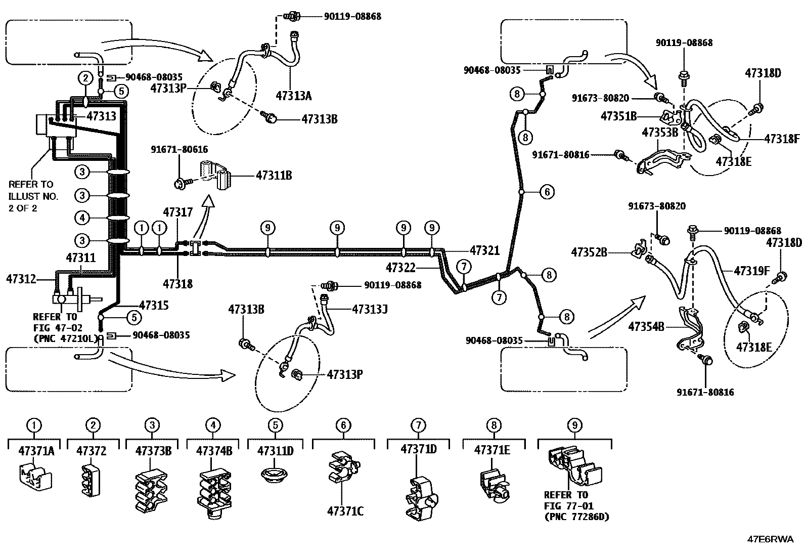 4708 — BRAKE TUBE & CLAMP