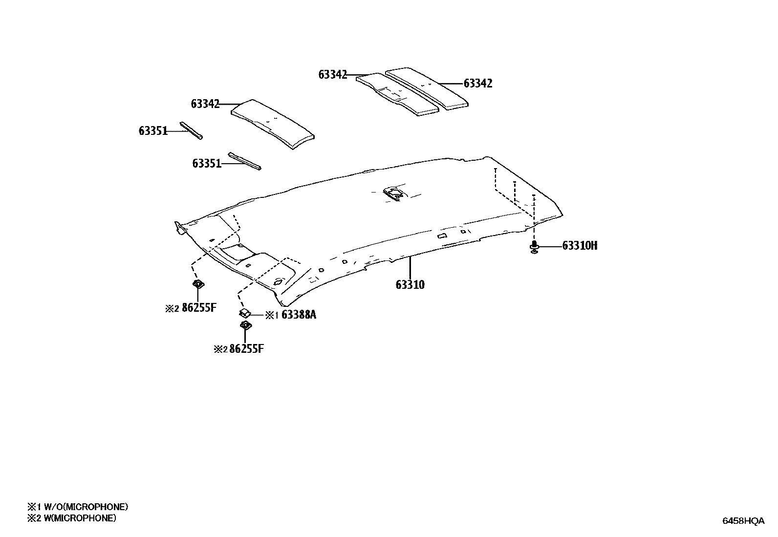 6402 — ROOF HEADLINING & SILENCER PAD