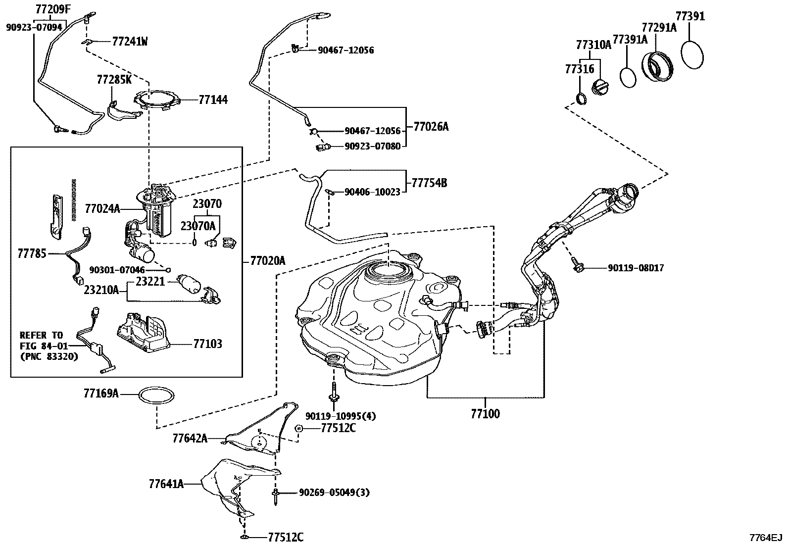 7701 — FUEL TANK & TUBE