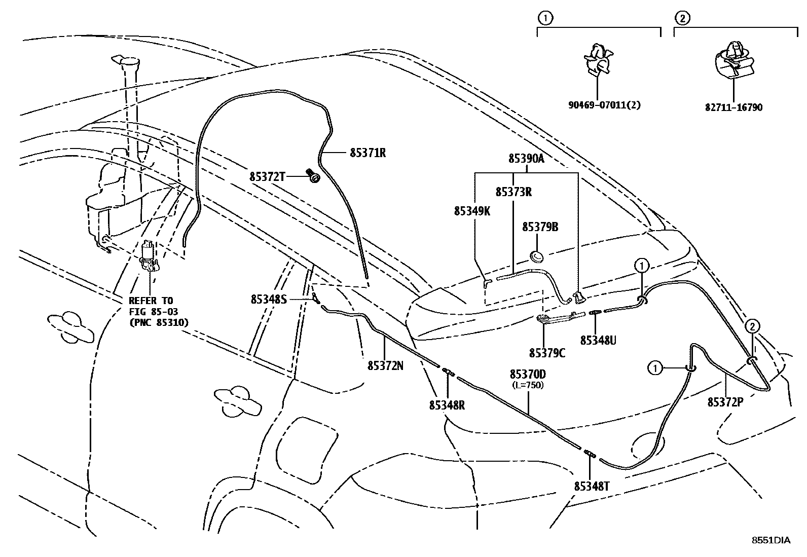 8504 — REAR WASHER