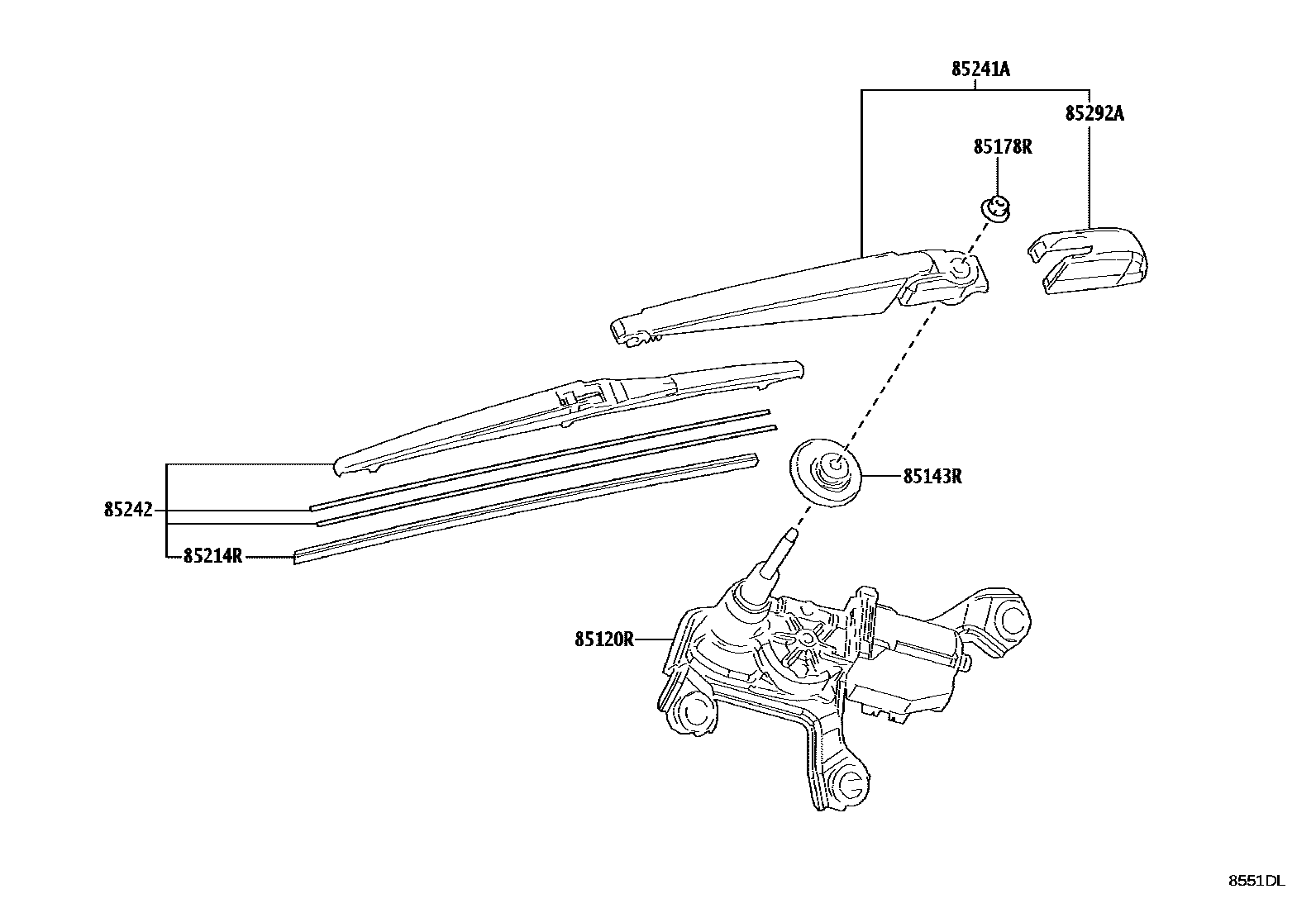 8502 — REAR WIPER