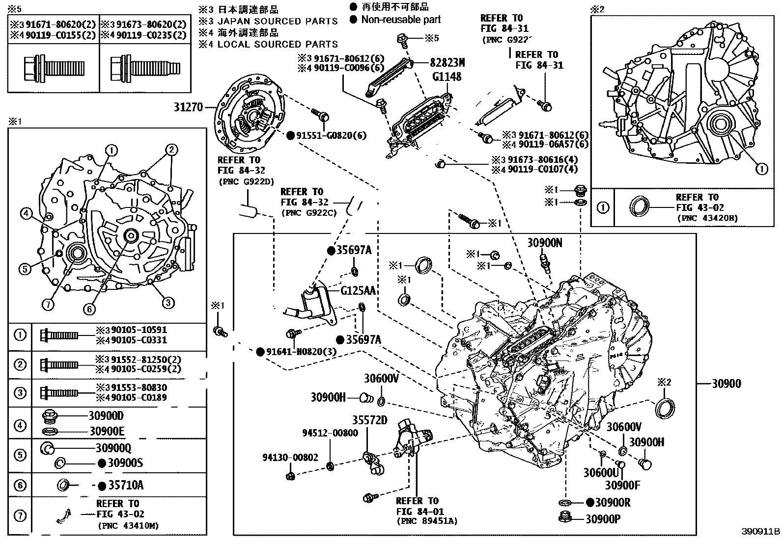 3901 — TRANSAXLE ASSY(HEV OR BEV OR FCEV)
