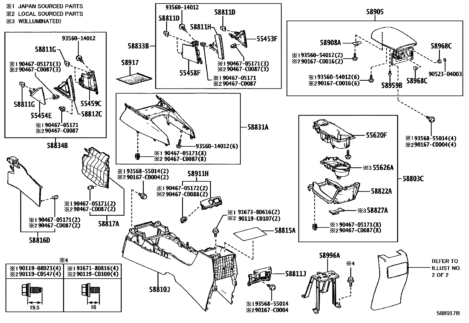 5806 — CONSOLE BOX & BRACKET