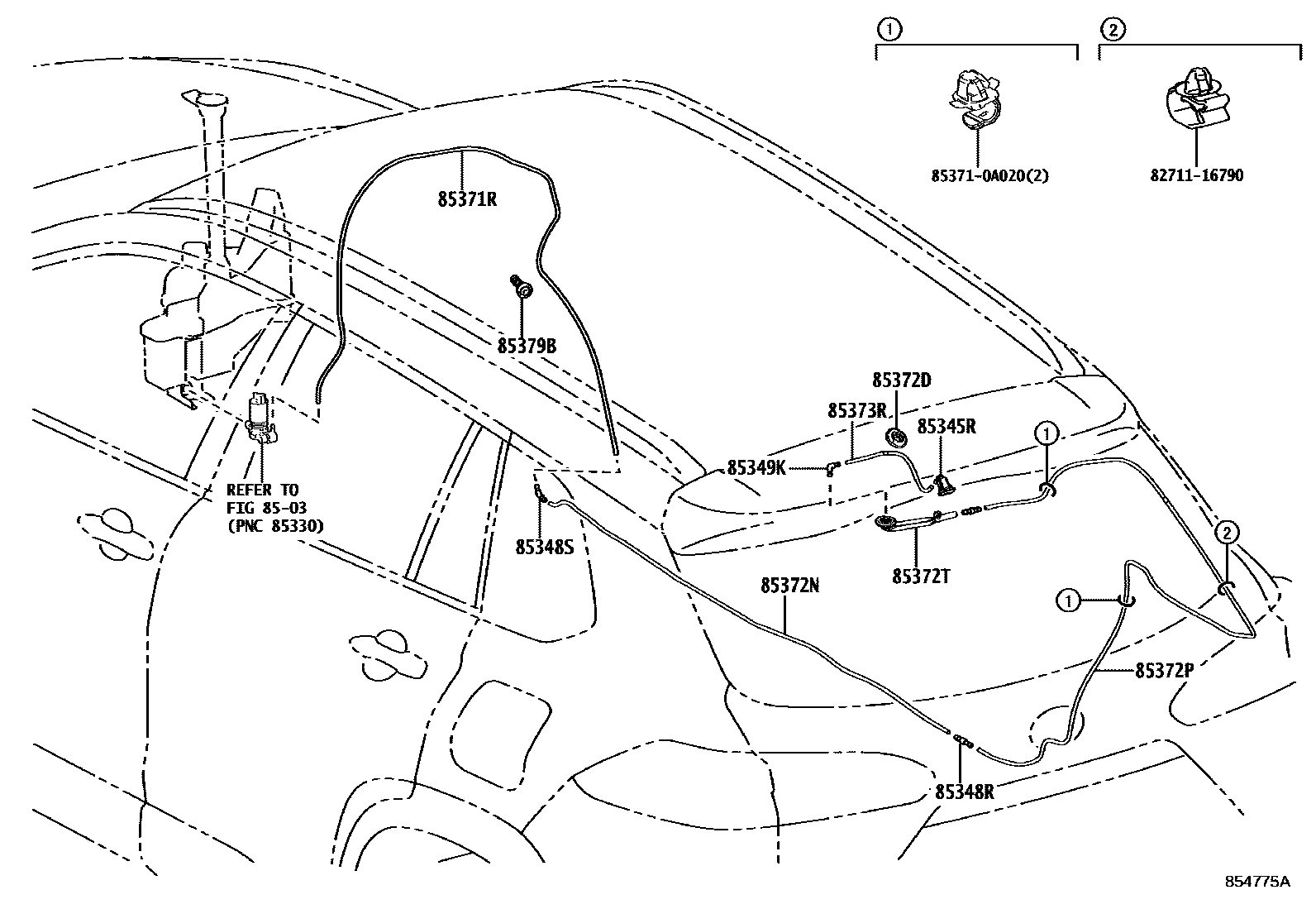 8504 — REAR WASHER