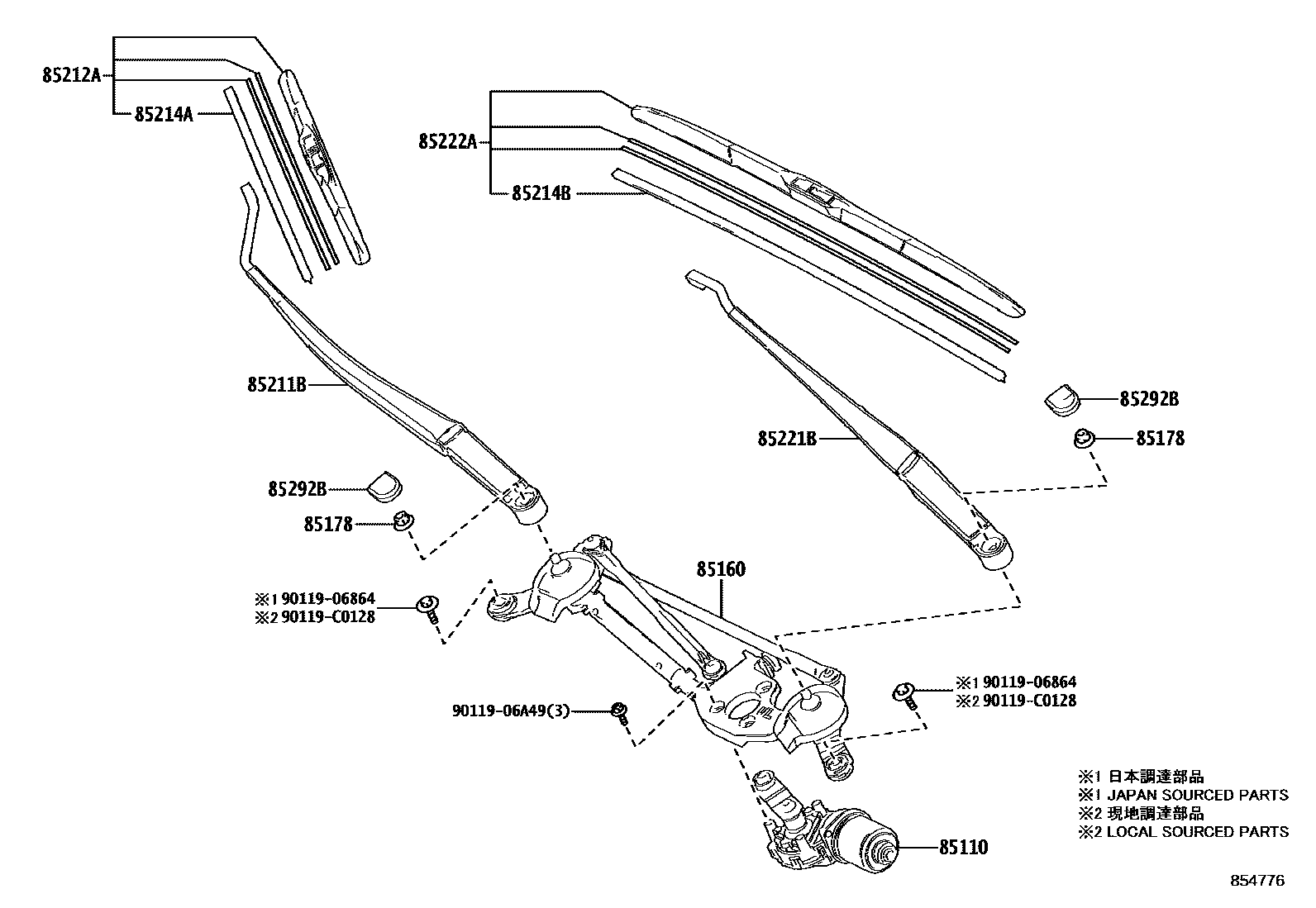 8501 — WINDSHIELD WIPER