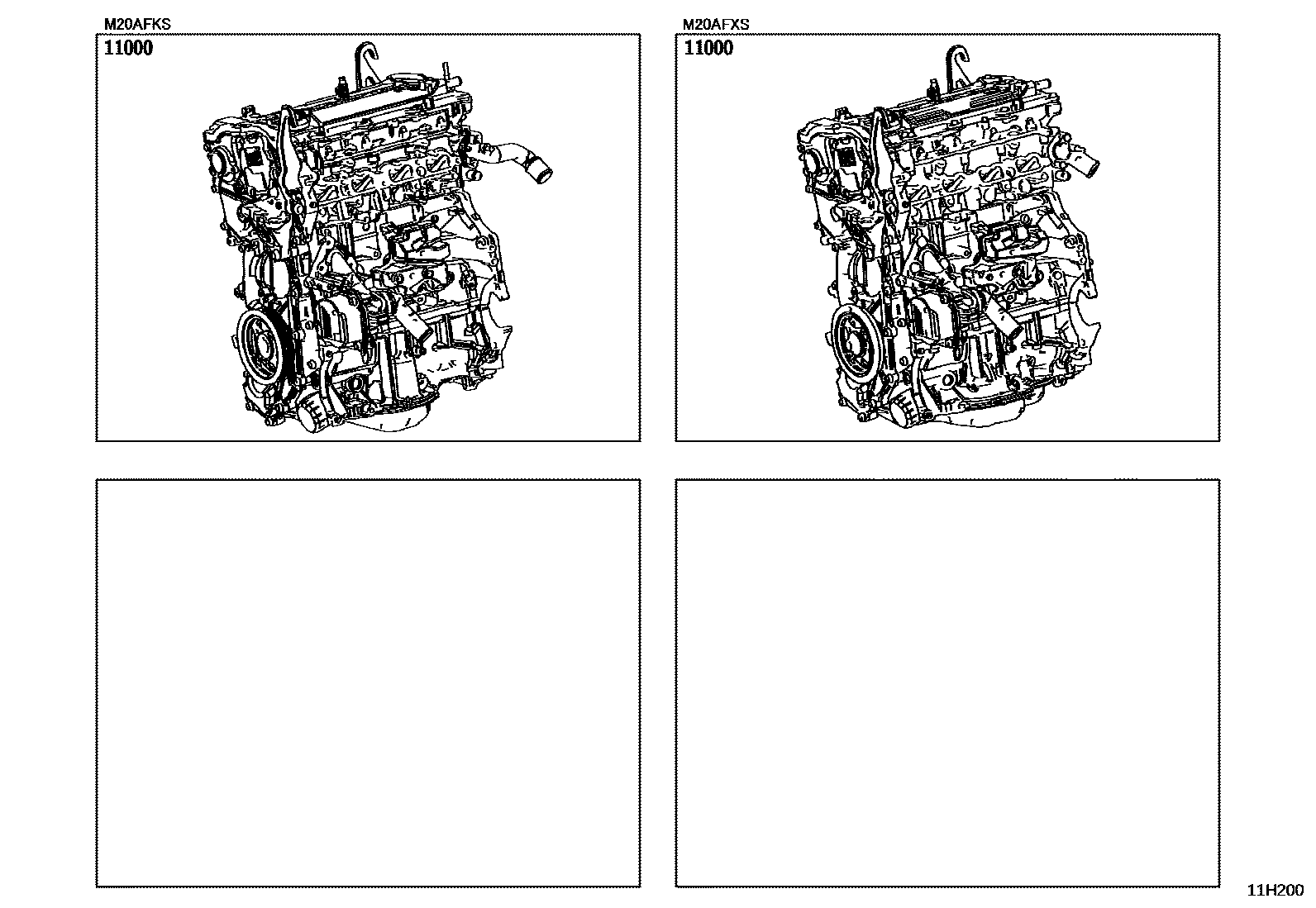 1101 — PARTIAL ENGINE ASSEMBLY