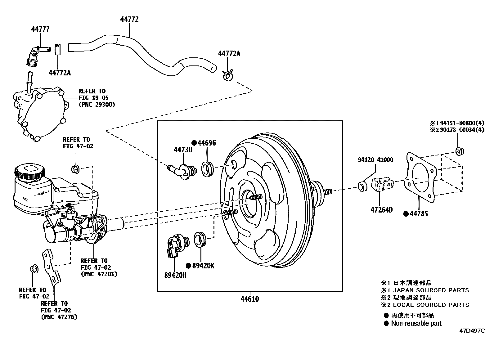 4703 — BRAKE BOOSTER & VACUUM TUBE