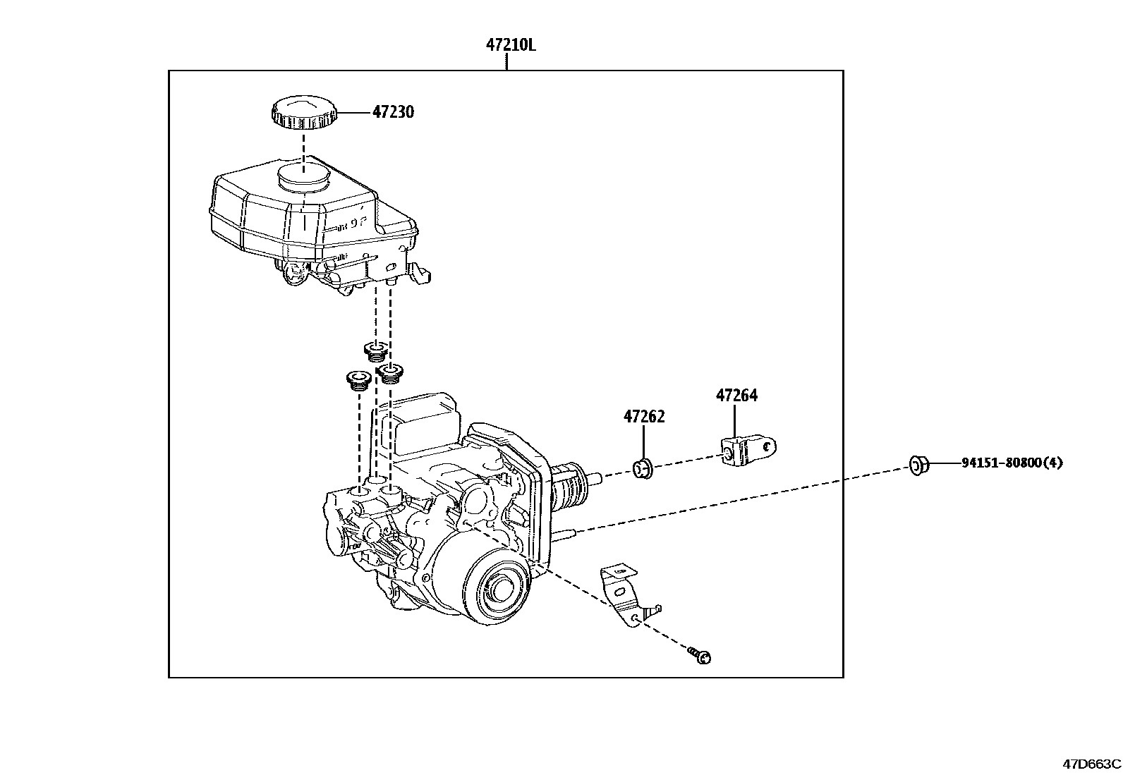 4702 — BRAKE MASTER CYLINDER