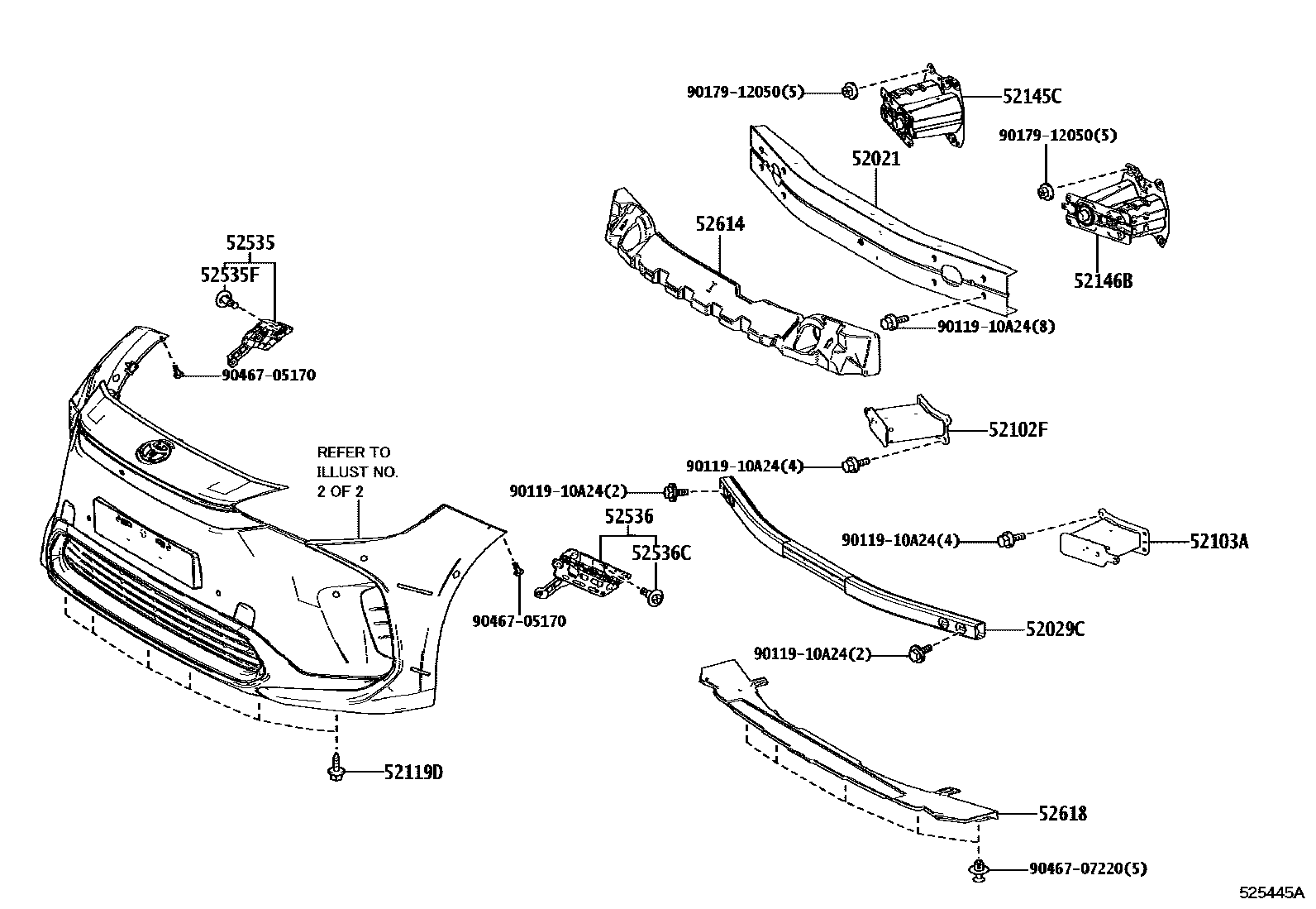 5201 — FRONT BUMPER & BUMPER STAY