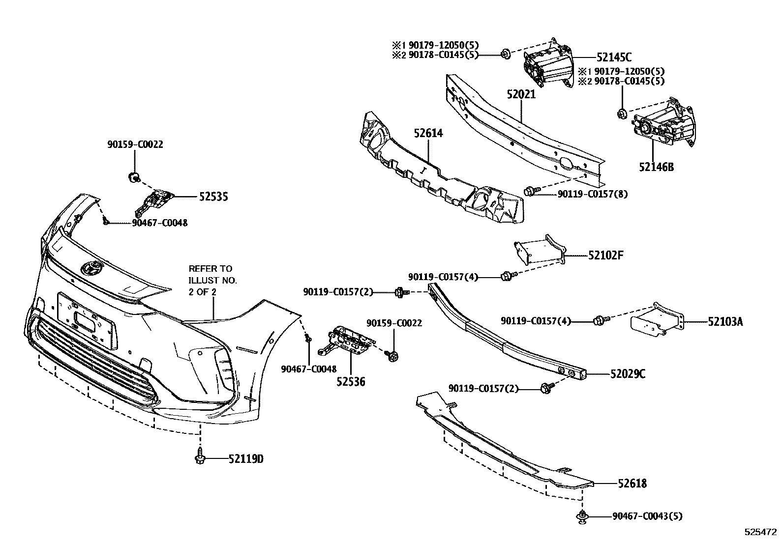 5201 — FRONT BUMPER & BUMPER STAY