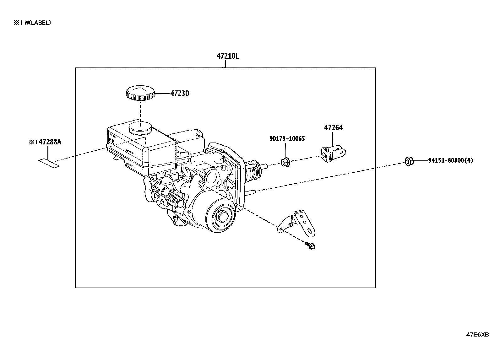 4702 — BRAKE MASTER CYLINDER