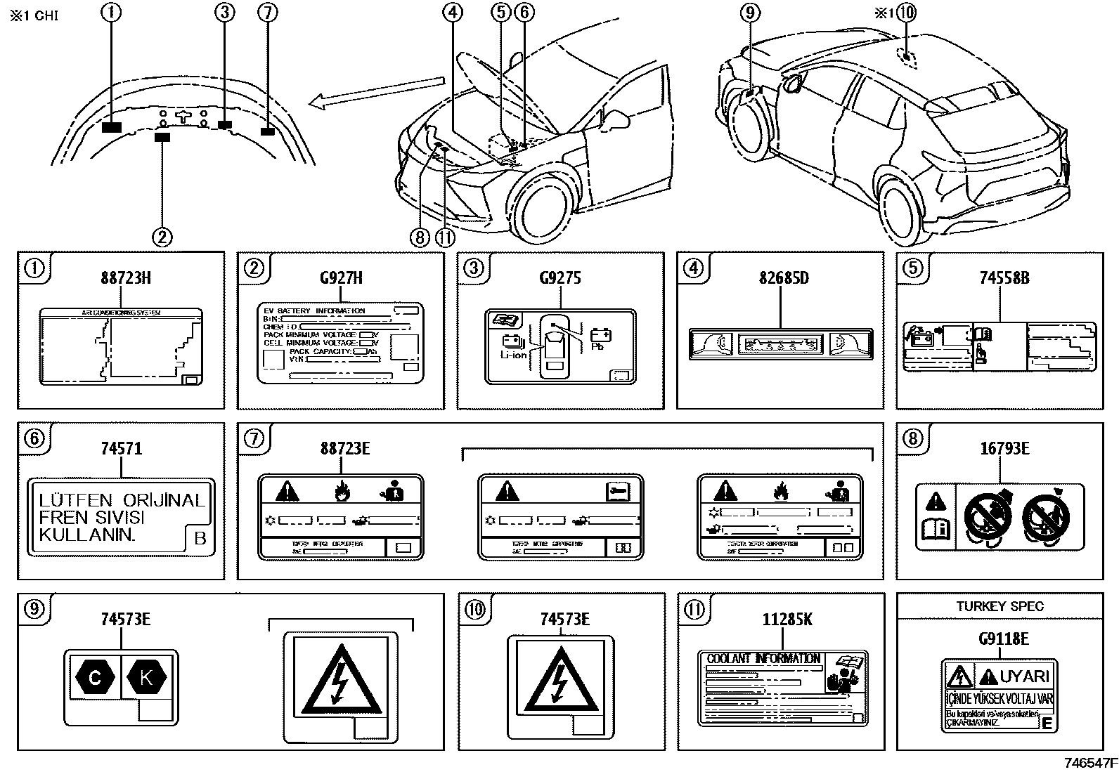 7403 — CAUTION PLATE (EXTERIOR & INTERIOR)