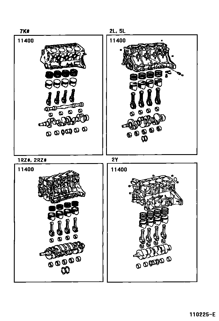 1102 — SHORT BLOCK ASSEMBLY