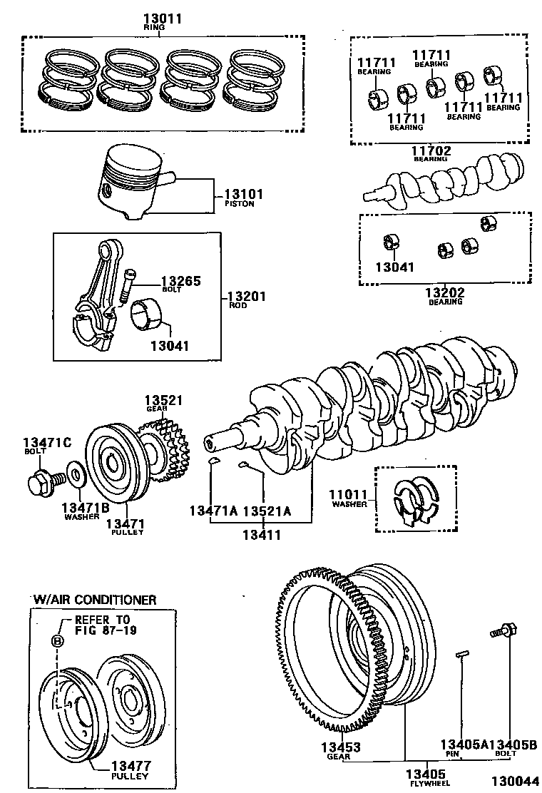 1301 — CRANKSHAFT & PISTON