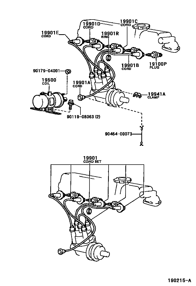 1901 — IGNITION COIL & SPARK PLUG / GLOW PLUG