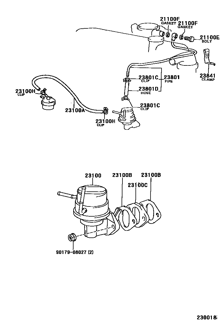2301 — FUEL PUMP & PIPE