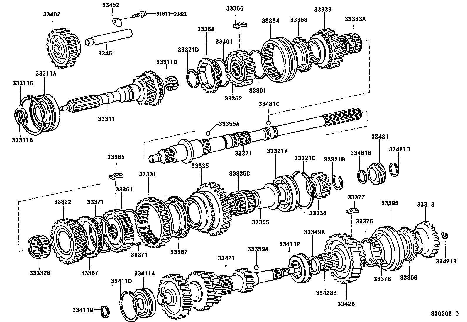 3305 — TRANSMISSION GEAR (MTM)