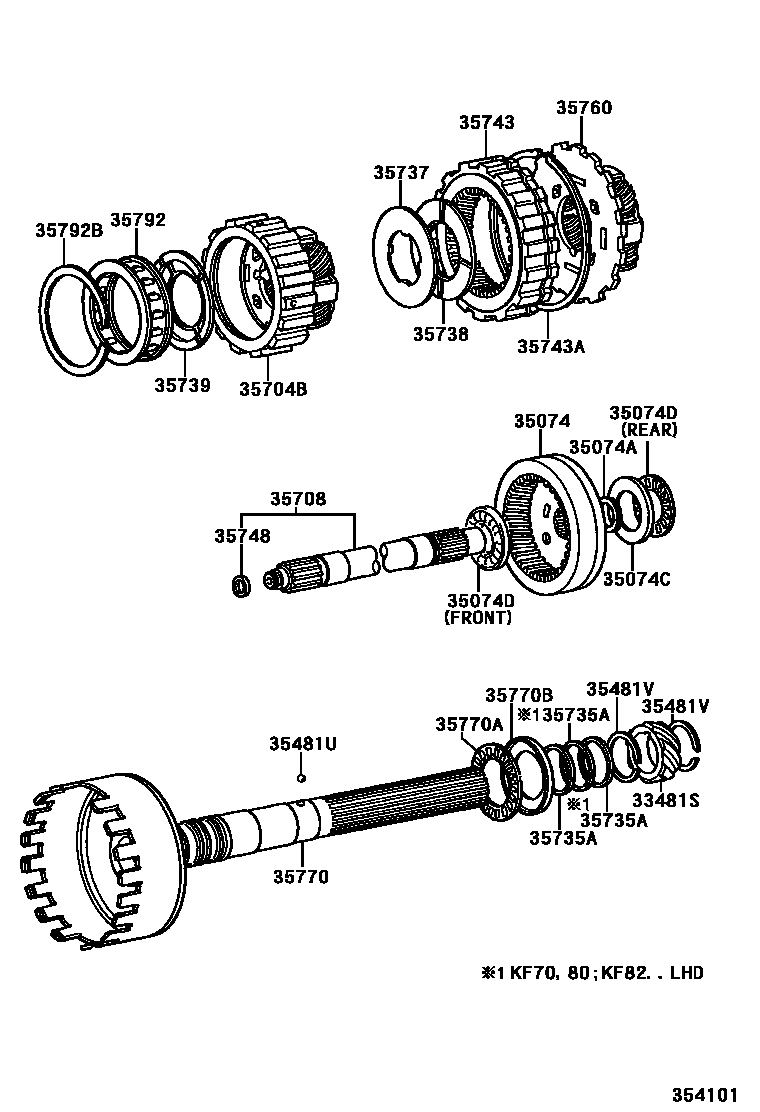 3510 — PLANETARY GEAR, REVERSE PISTON & COUNTER GEAR(ATM)