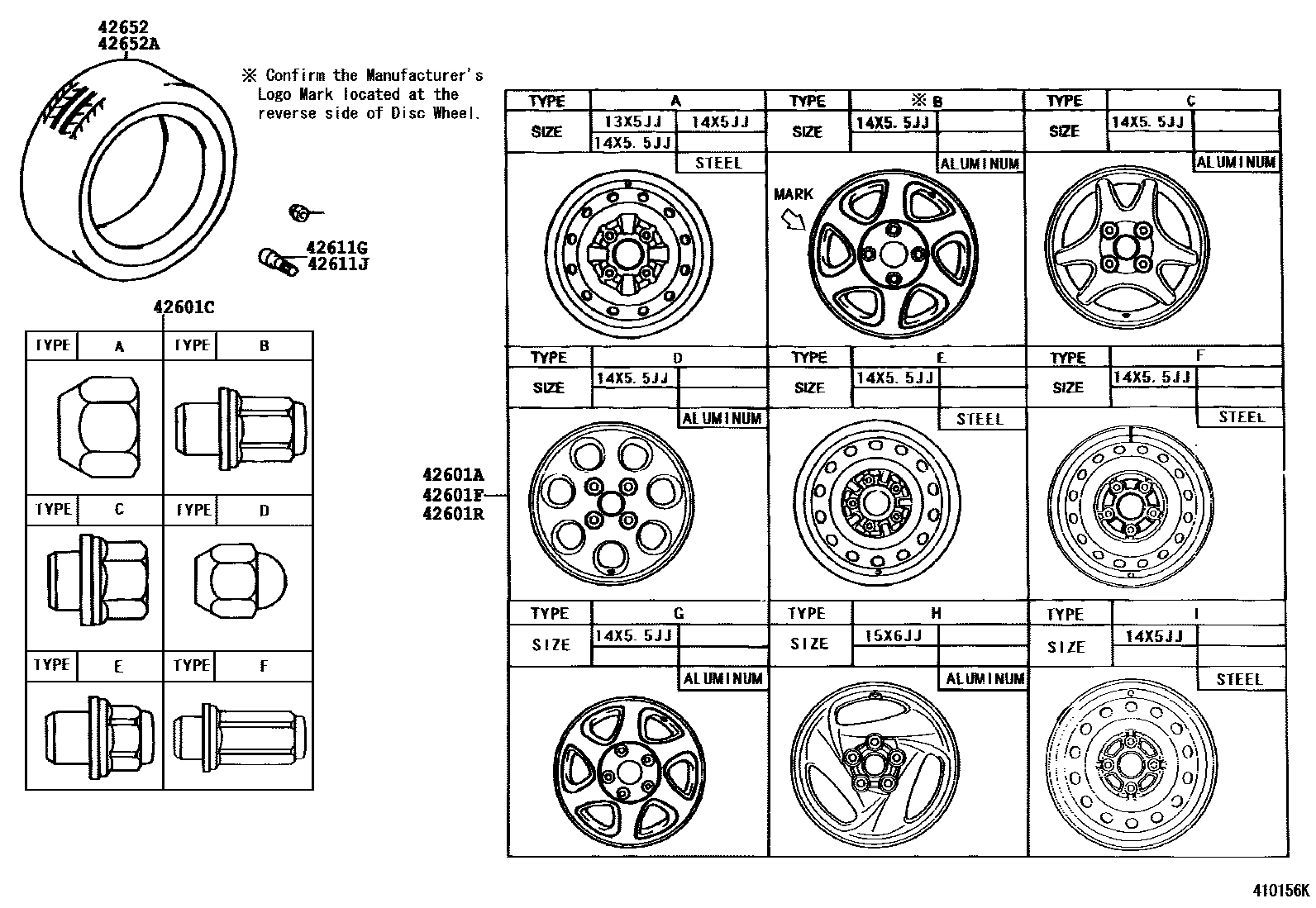 4103 — DISC WHEEL & WHEEL CAP