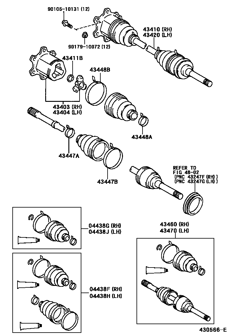 4302 — FRONT DRIVE SHAFT