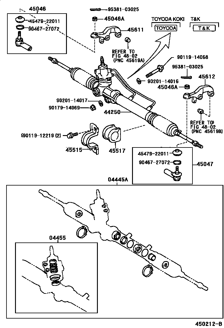 4505 — FRONT STEERING GEAR & LINK