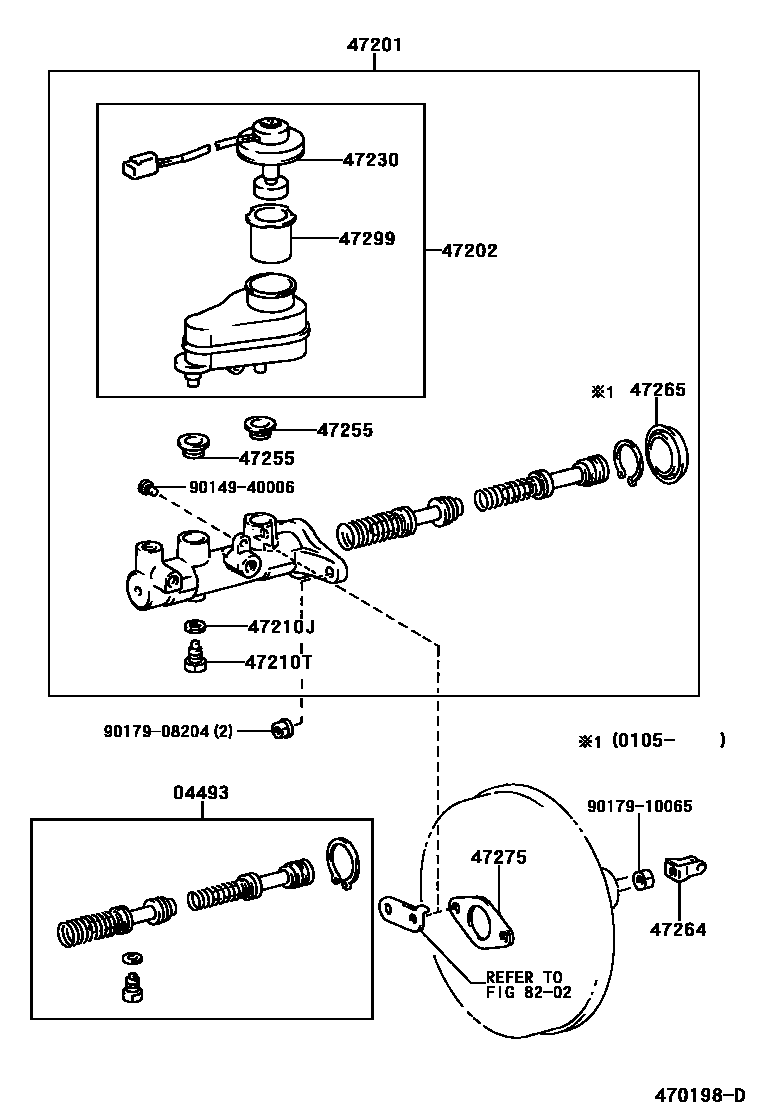 4702 — BRAKE MASTER CYLINDER
