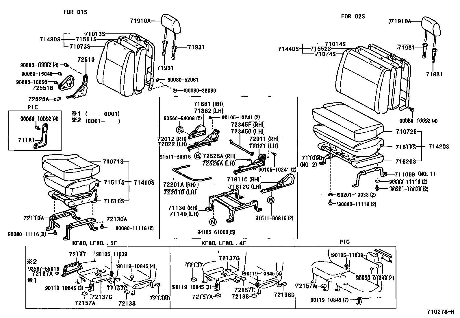 7151 — SEAT & SEAT TRACK