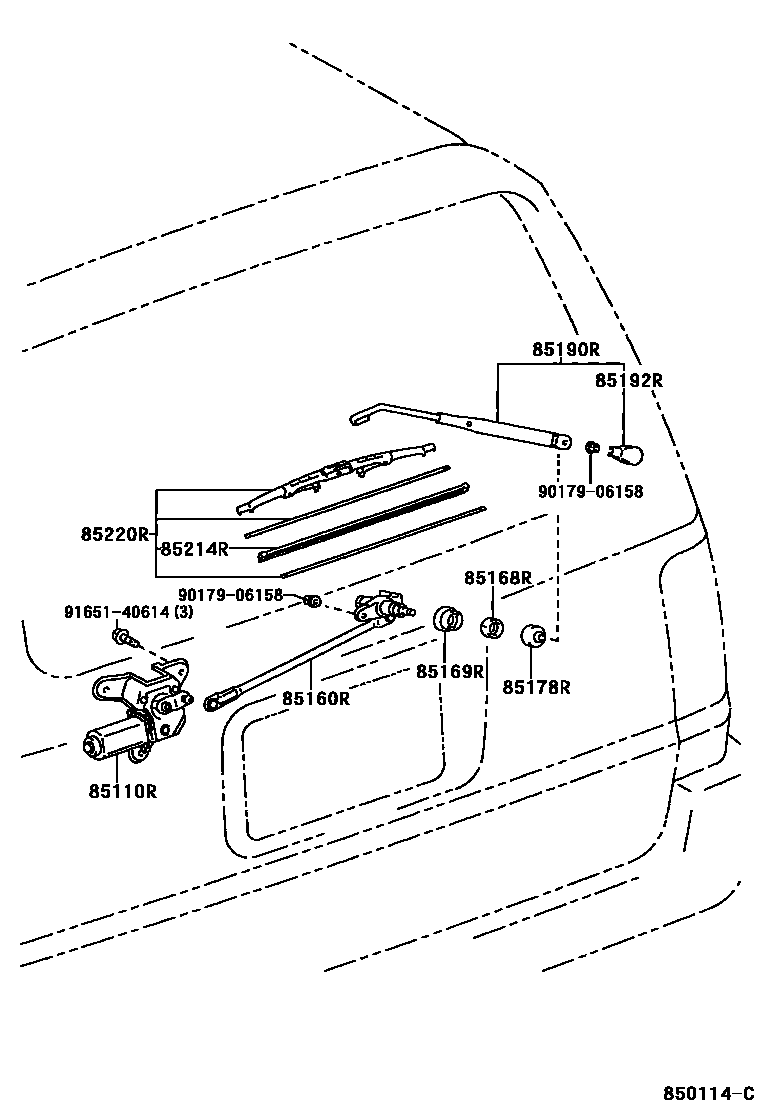 8502 — REAR WIPER