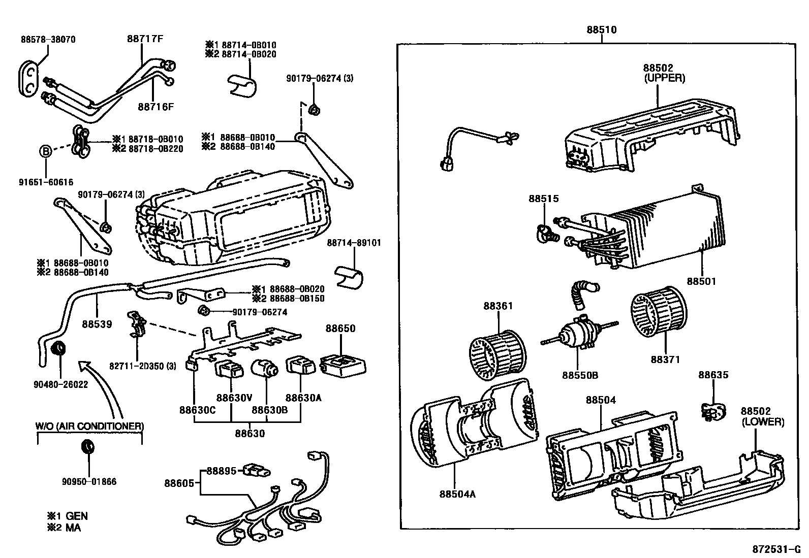 8714 — HEATING & AIR CONDITIONING - COOLER UNIT