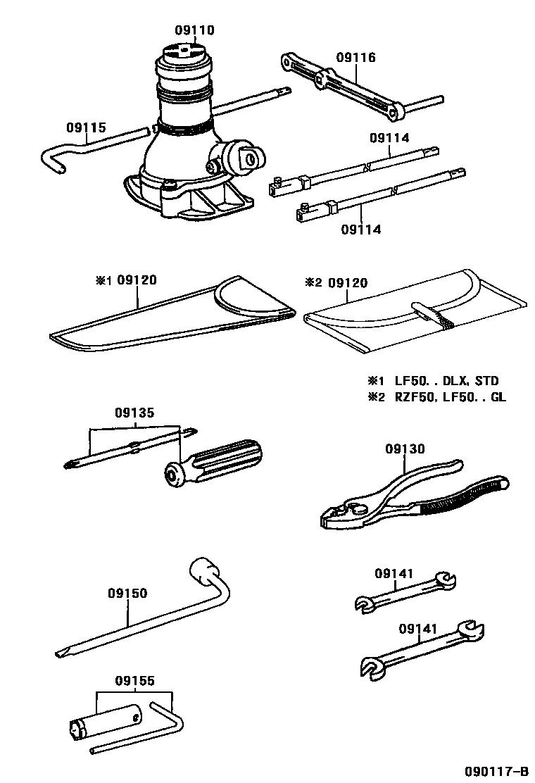 0901 — STANDARD TOOL