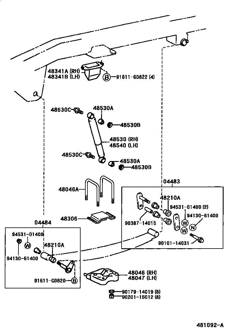 4804 — REAR SPRING & SHOCK ABSORBER