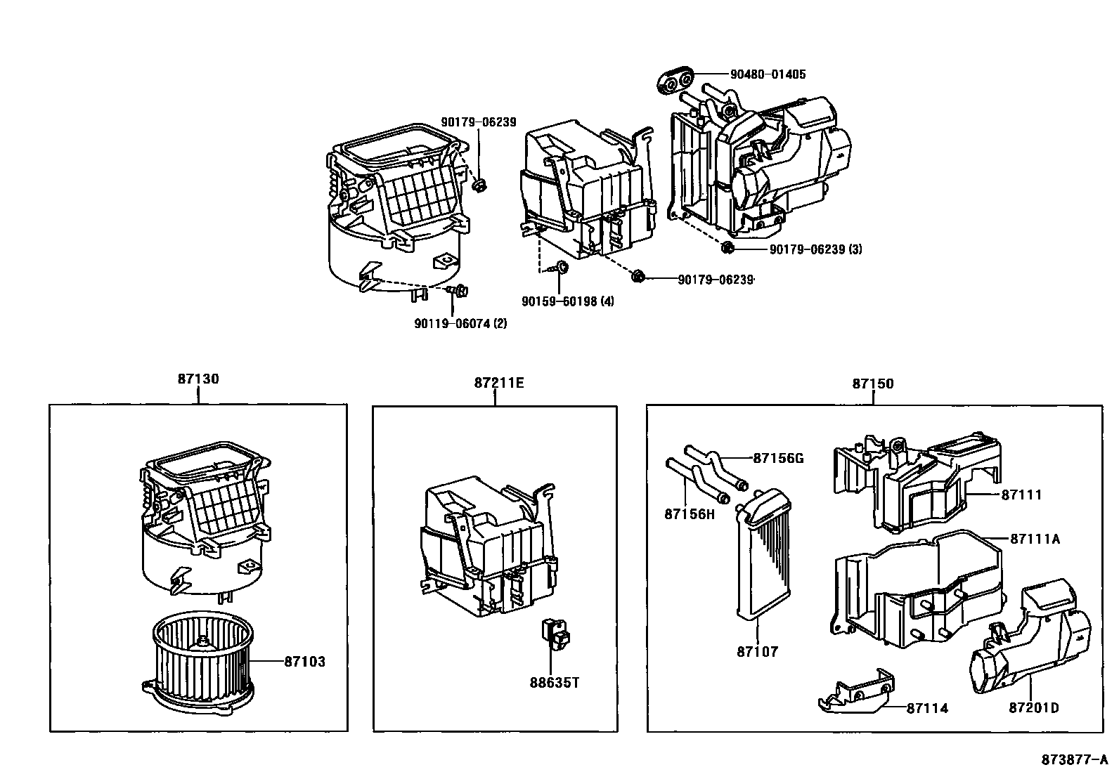 8712 — HEATING & AIR CONDITIONING - HEATER UNIT & BLOWER