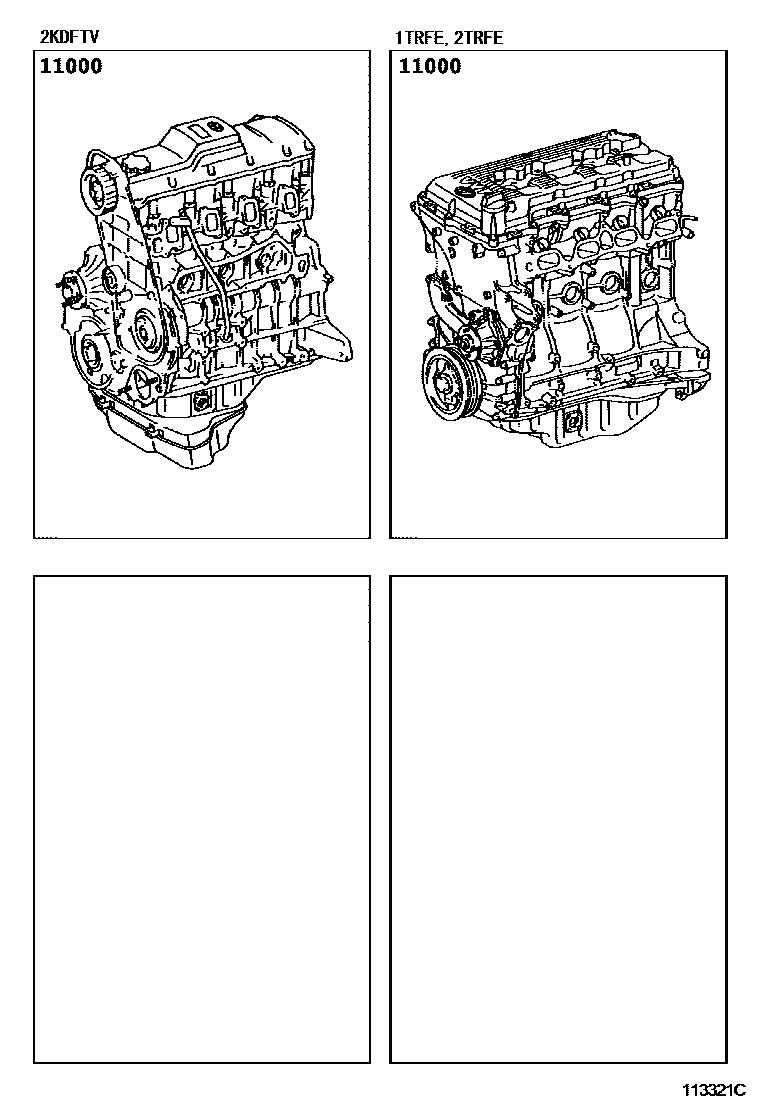 1101 — PARTIAL ENGINE ASSEMBLY