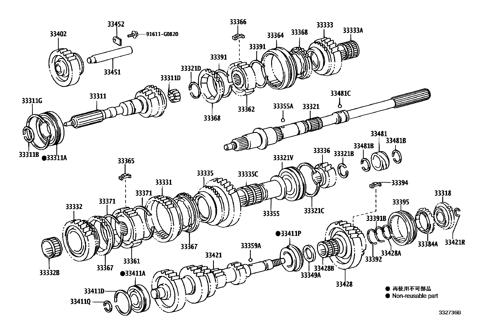 3305 — TRANSMISSION GEAR (MTM)