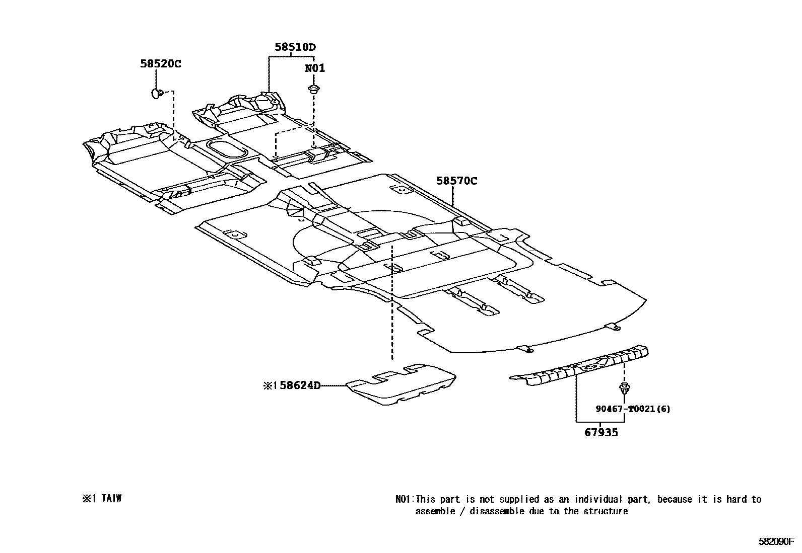 5854 — FLOOR MAT & SILENCER PAD