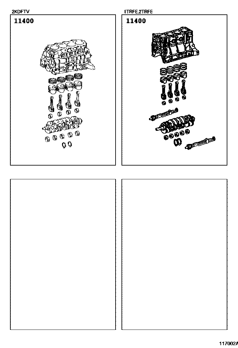 1102 — SHORT BLOCK ASSEMBLY
