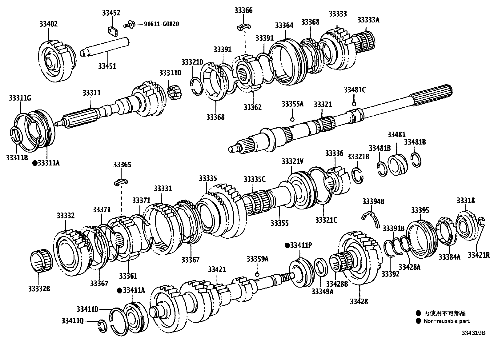 3305 — TRANSMISSION GEAR (MTM)