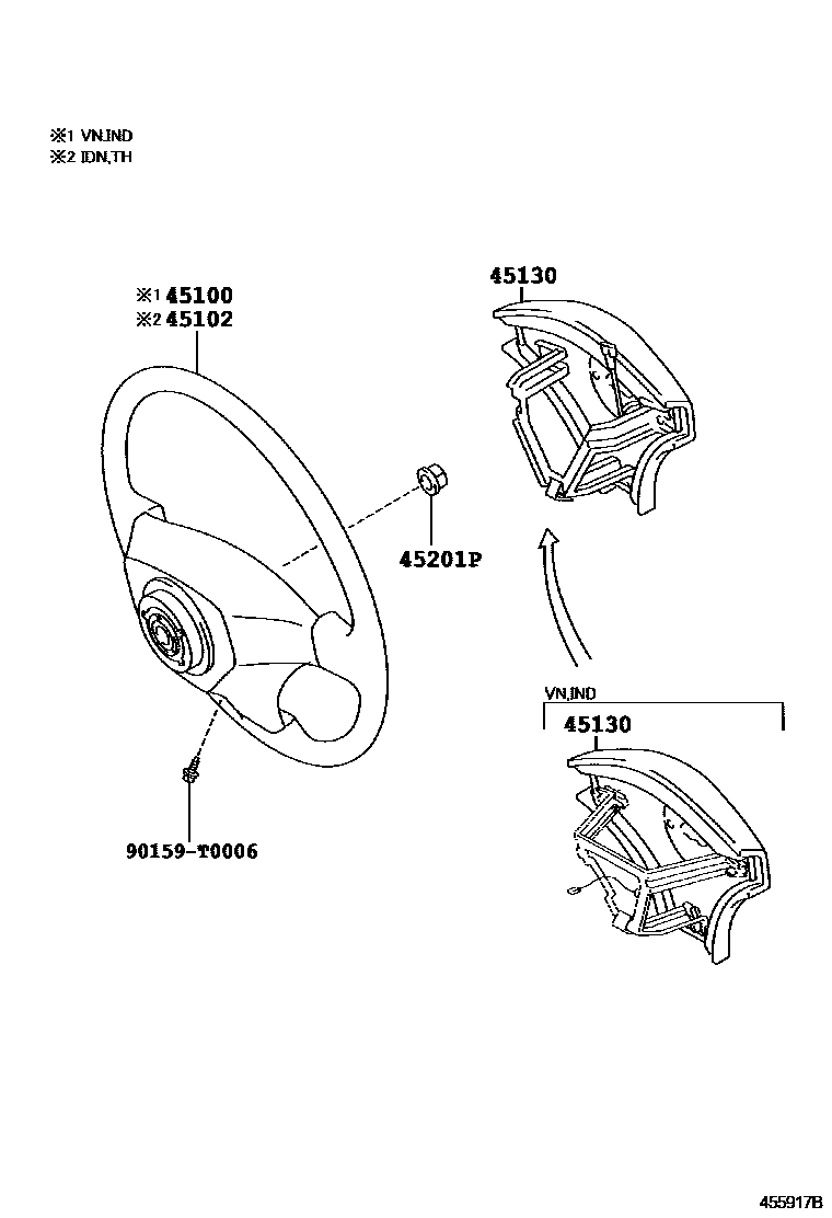 4504 — STEERING WHEEL