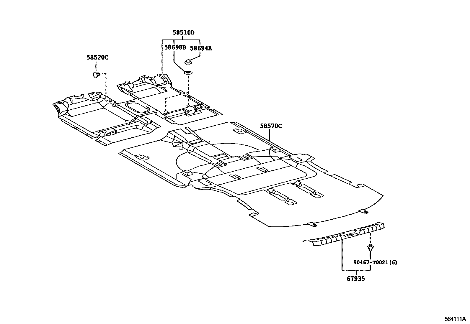 5854 — FLOOR MAT & SILENCER PAD