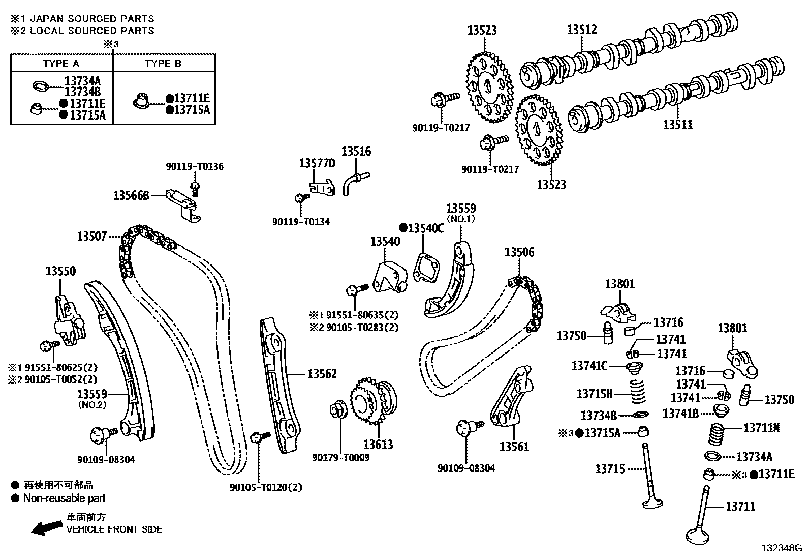 1302 — CAMSHAFT & VALVE