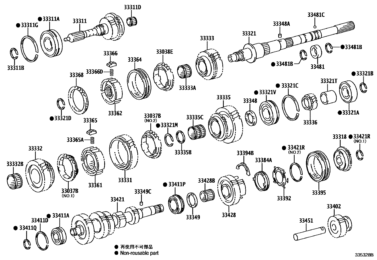 3305 — TRANSMISSION GEAR (MTM)