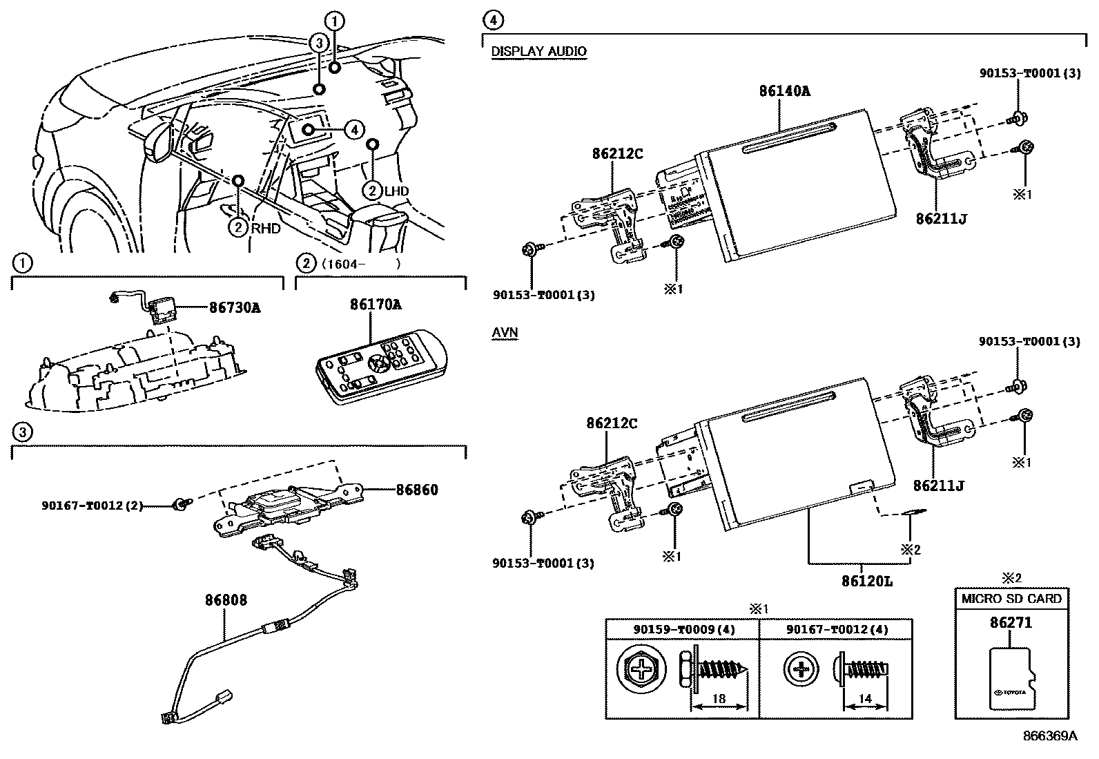 8603 — NAVIGATION & FRONT MONITOR DISPLAY