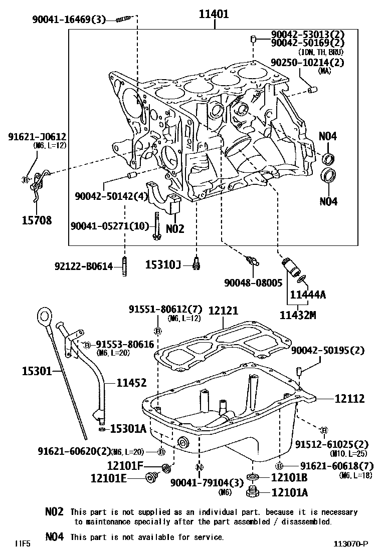 1105 — CYLINDER BLOCK