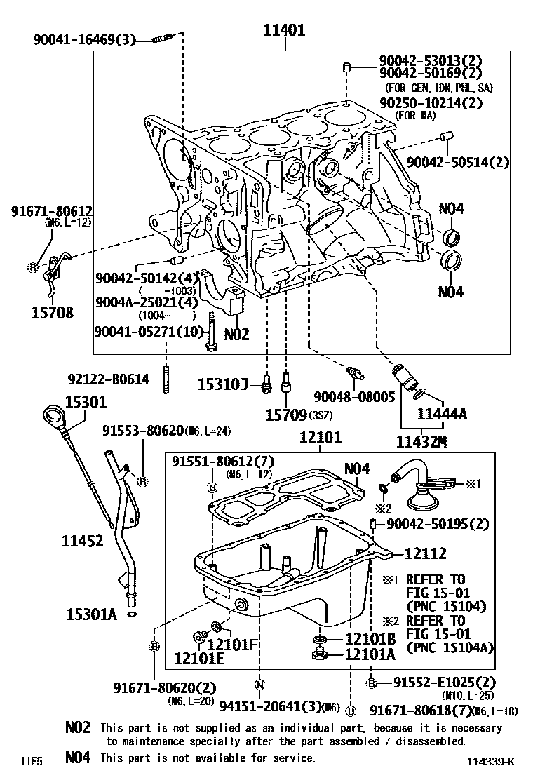 1105 — CYLINDER BLOCK