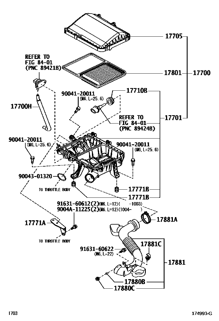 1703 — AIR CLEANER