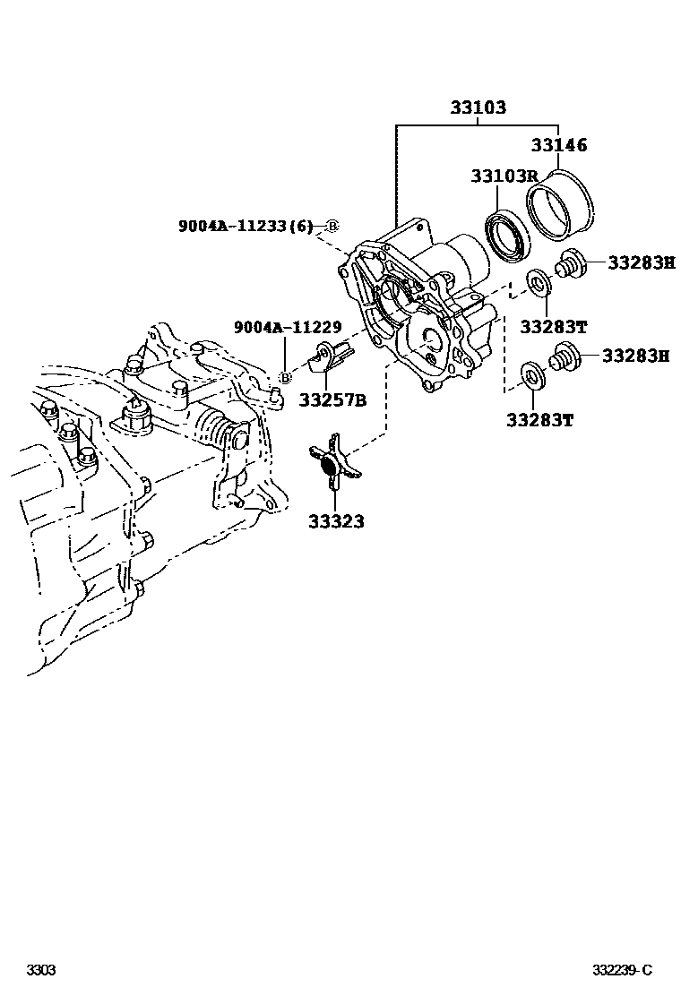 3303 — EXTENSION HOUSING (MTM)