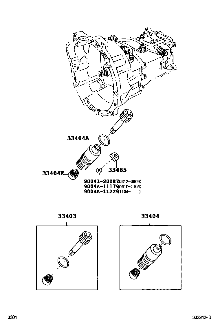 3304 — SPEEDOMETER DRIVEN GEAR (MTM)
